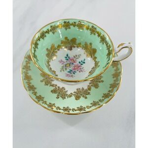 Grosvenor Bone China Teacup & Saucer